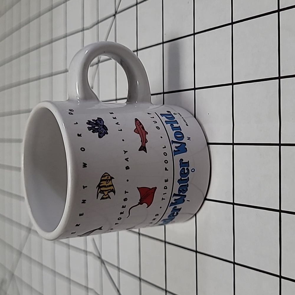 Vintage UnderWater World Mall of America Minnesota Ceramic Demitasse Mug Prelove